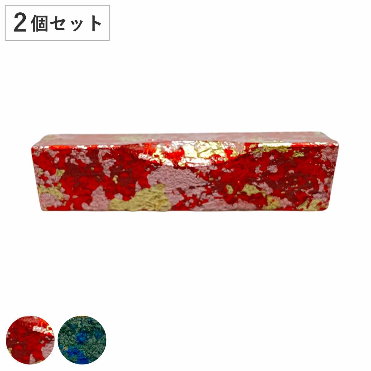未使用　  箸置き 2個セット 箸置き 一双 京都金彩 箸置綾錦 （ 日本製 箸置 箸おき はし置き はし