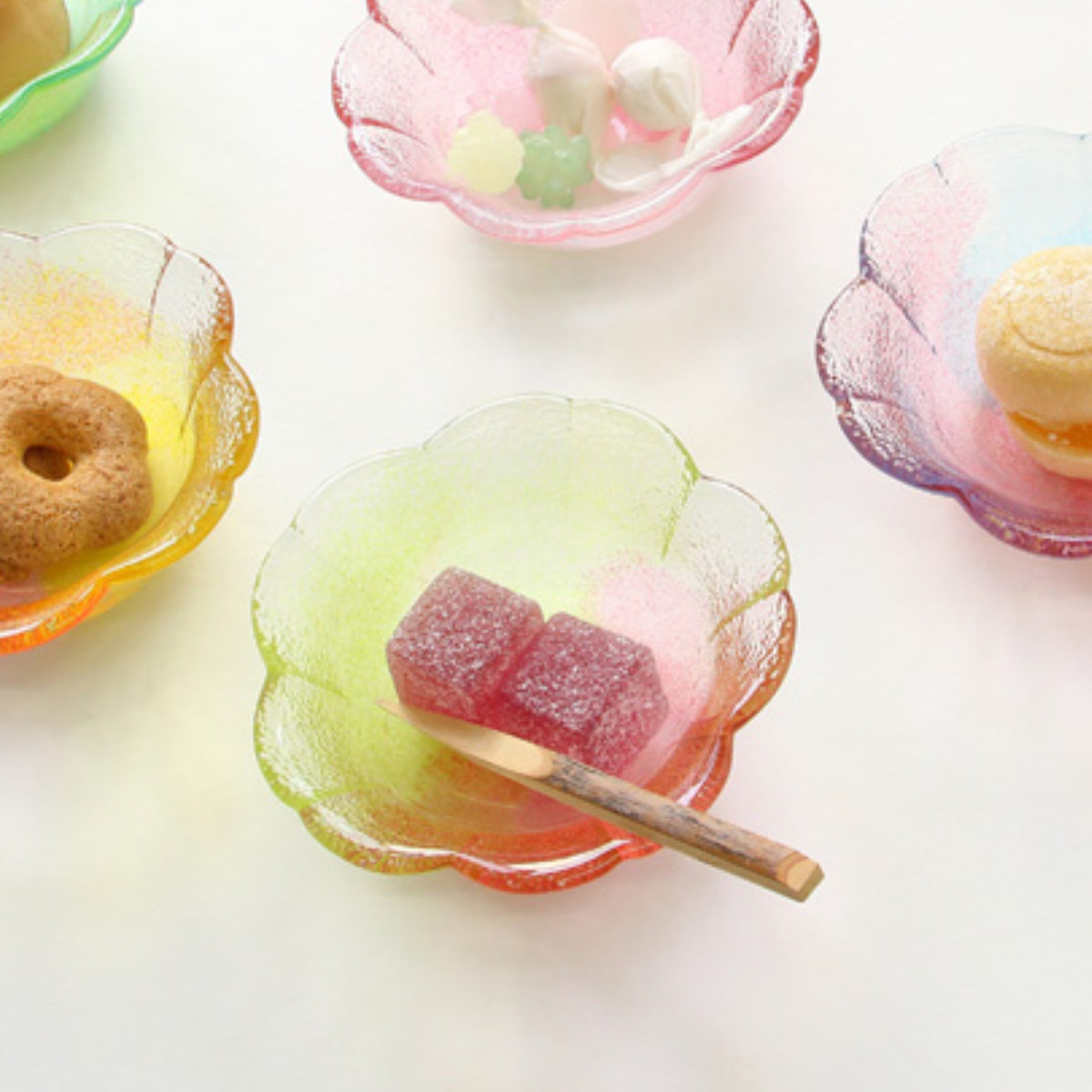 小鉢 桜のいろどり （ ガラス 日本製 8.5cm 食器 器 鉢