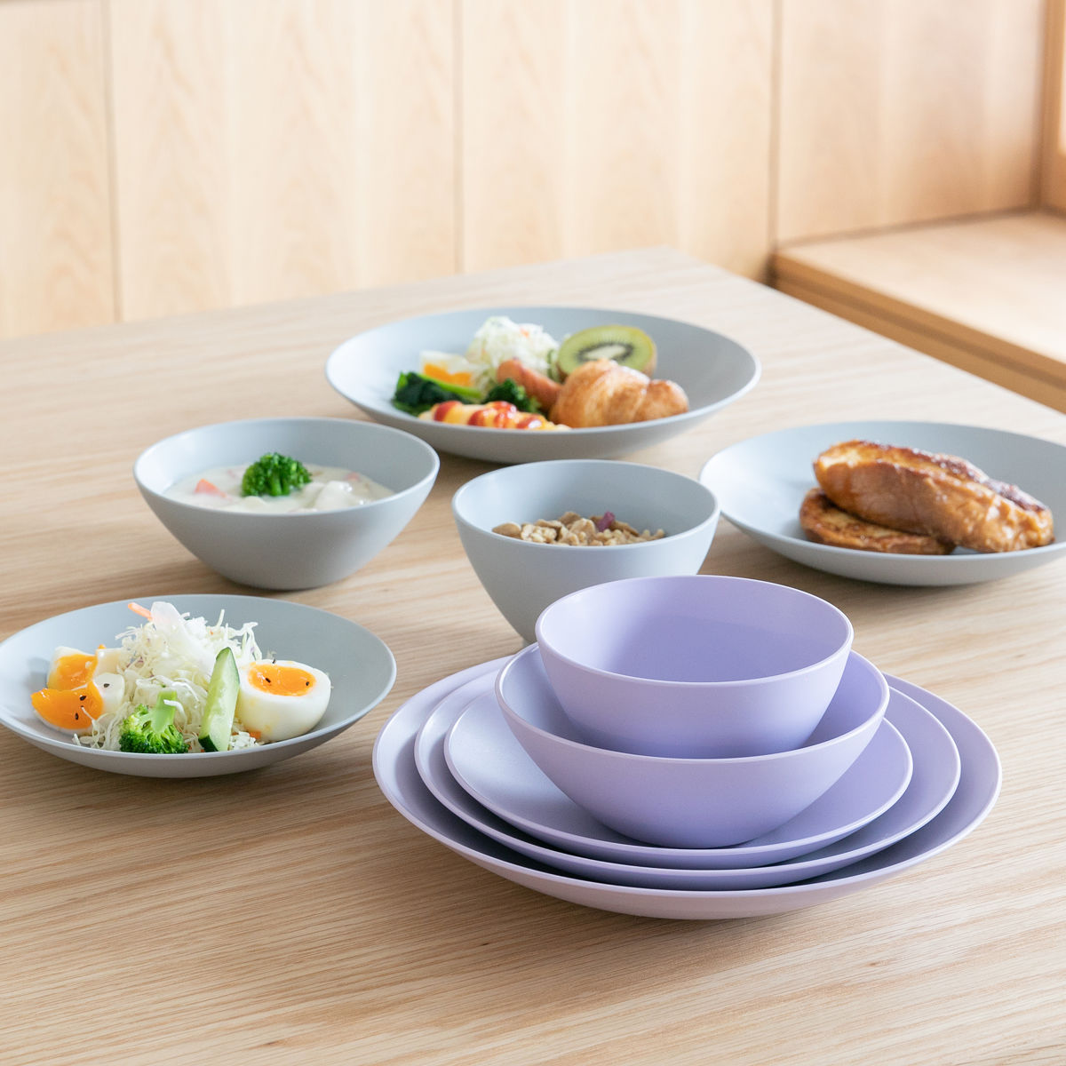 お椀 ほわり米 キッズ椀 同色5個セット （ 日本製 食洗機対応 茶碗