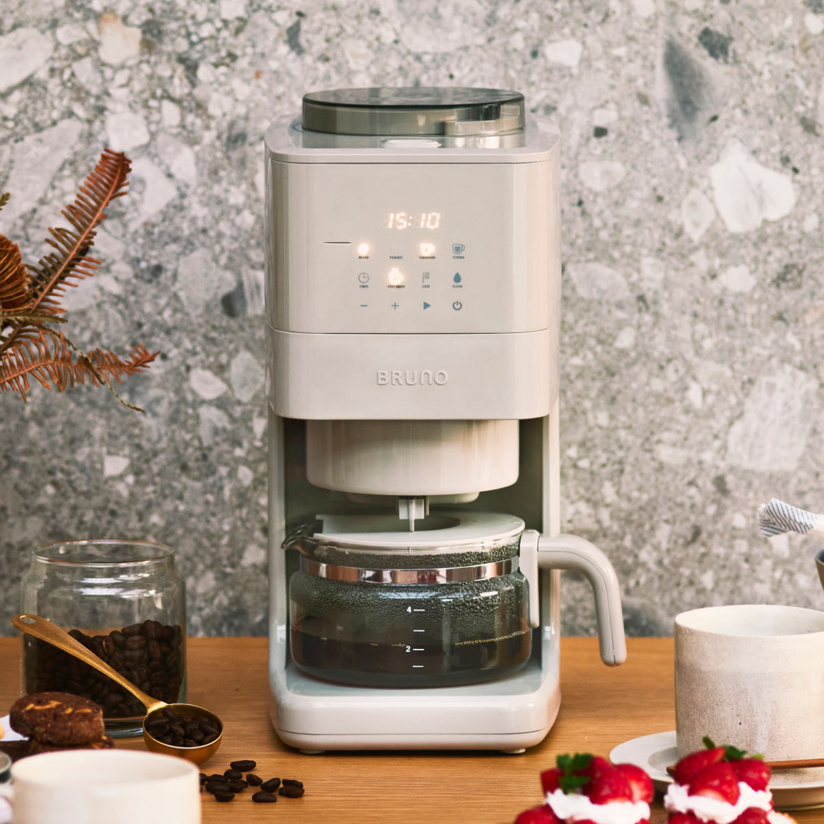 BRUNO コーヒーメーカー グレー BRUNO コーヒーメーカー グレー - メルカリ