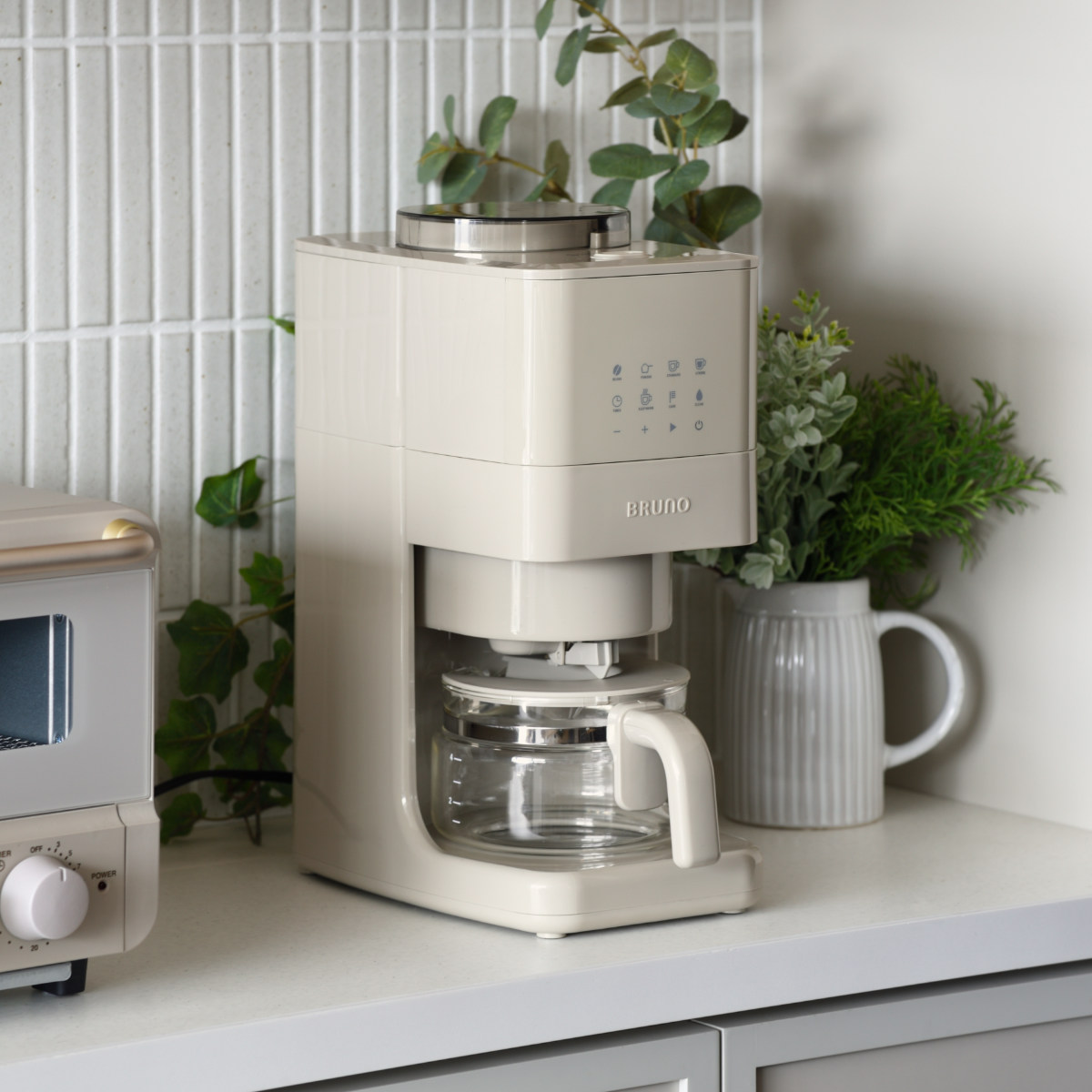 BRUNO（ブルーノ） 全自動コーヒーメーカー コーン式 ミル付き