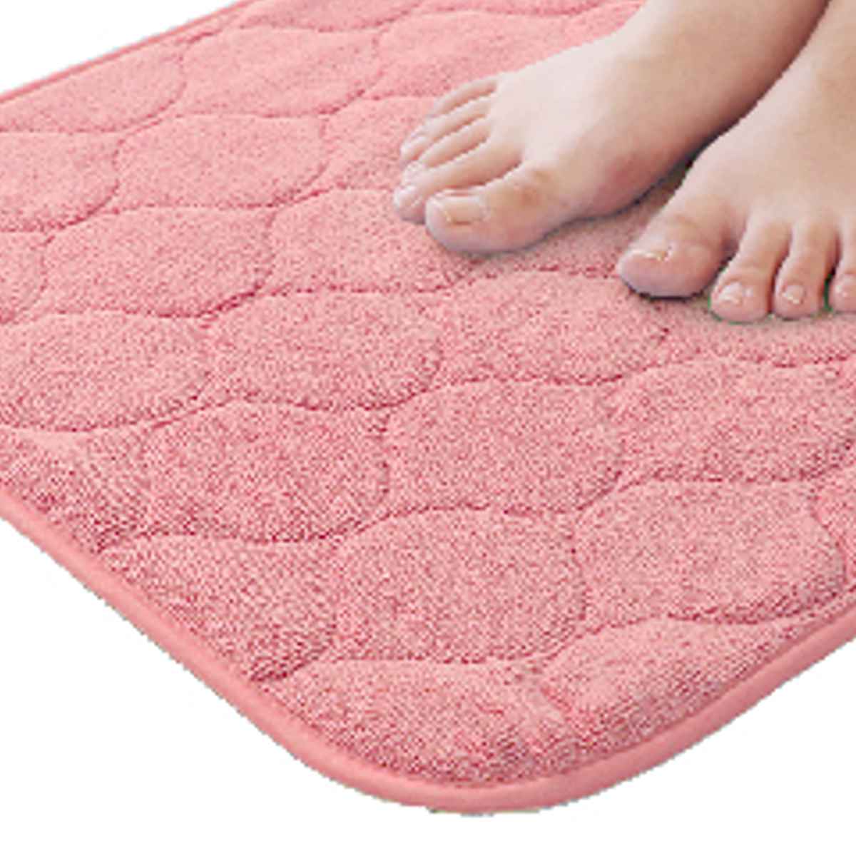 オカ バスマット 足ふきマット 40×60cm マイクロファイバー （ お風呂