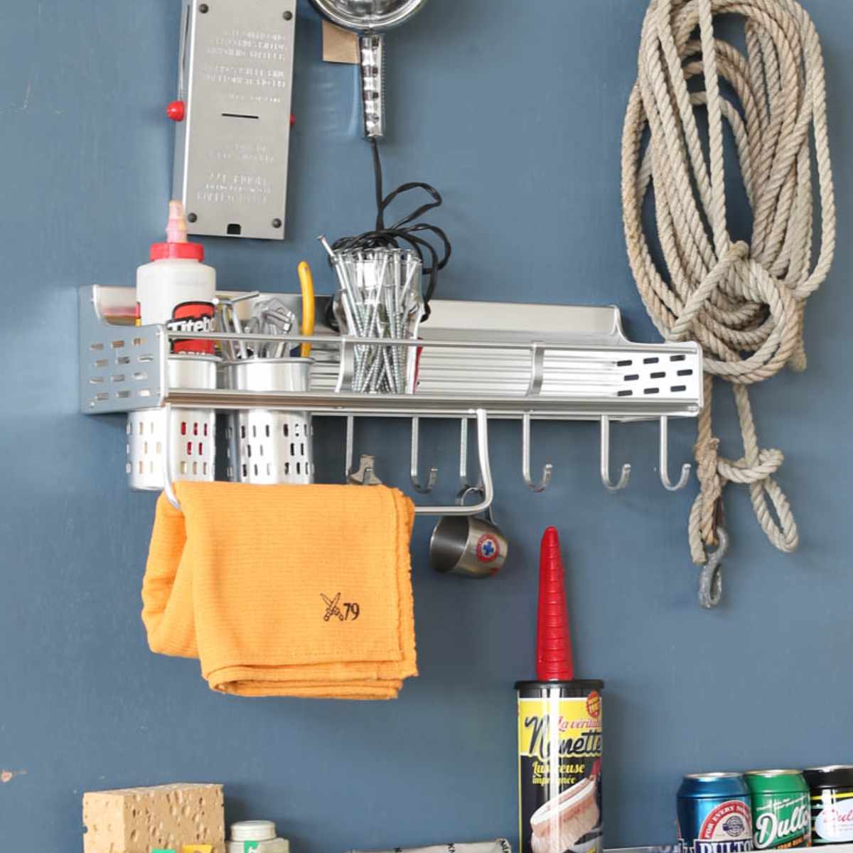 DULTON（ダルトン） キッチンラック シンク上 ALUMINUM WALL RACK