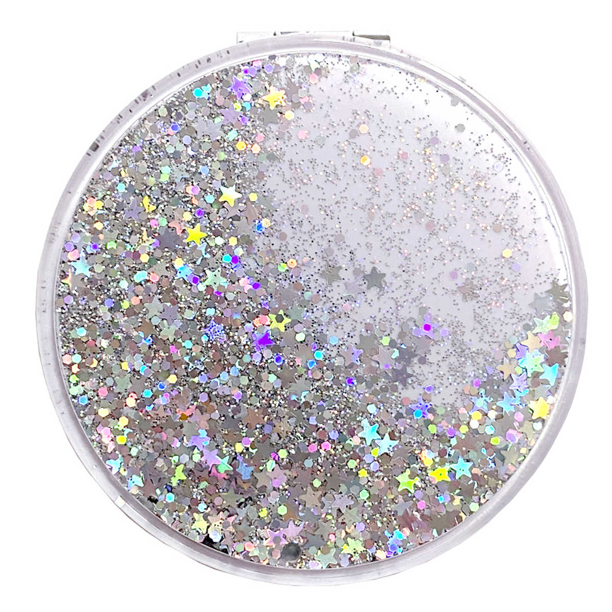 nicott（ニコット） コンパクトミラー 手鏡 グリッターミラー 等倍鏡