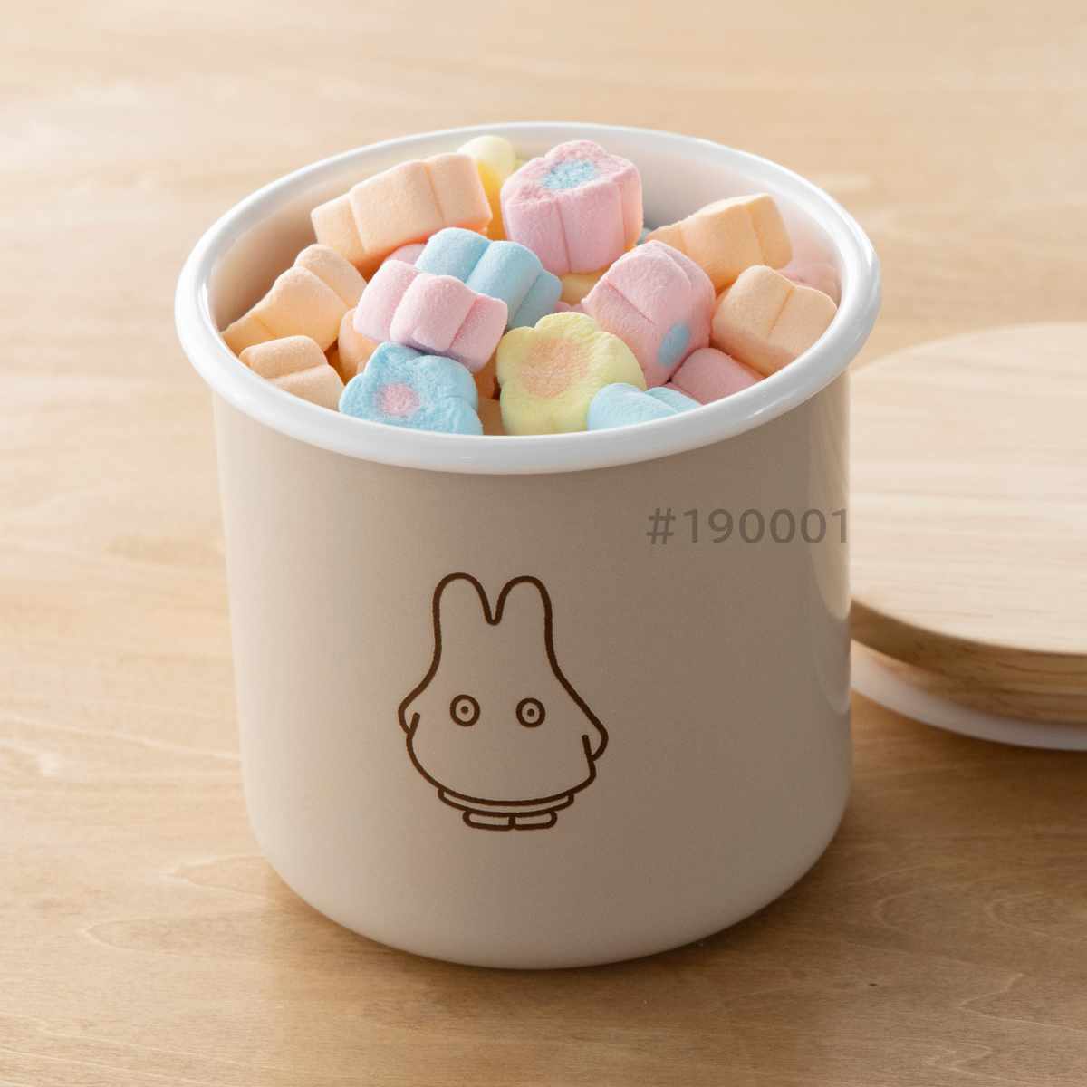 富士ホーロー 保存容器 キャニスター 600ml ミッフィー ホーロー