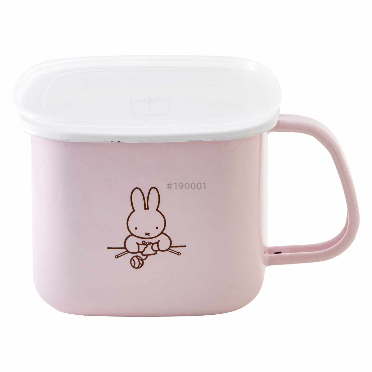 富士ホーロー 保存容器 角型 みそポット 1.5L ミッフィー ホーロー