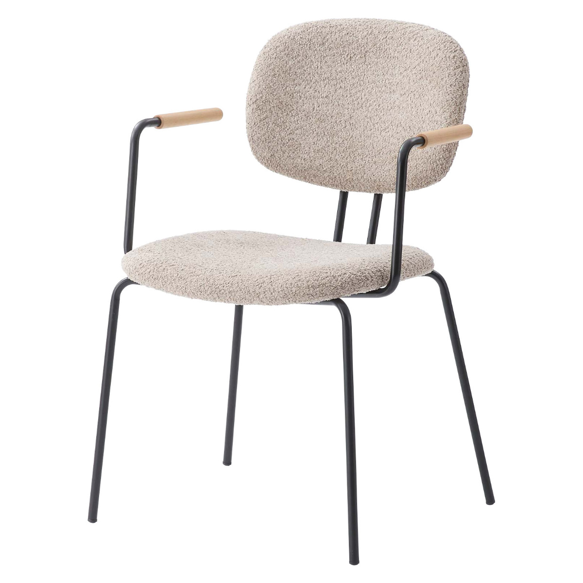 ホワイトファブリックアームチェア AFTER アームチェア / アッシュ オイル仕上げFRITZ HANSEN（フリッツ