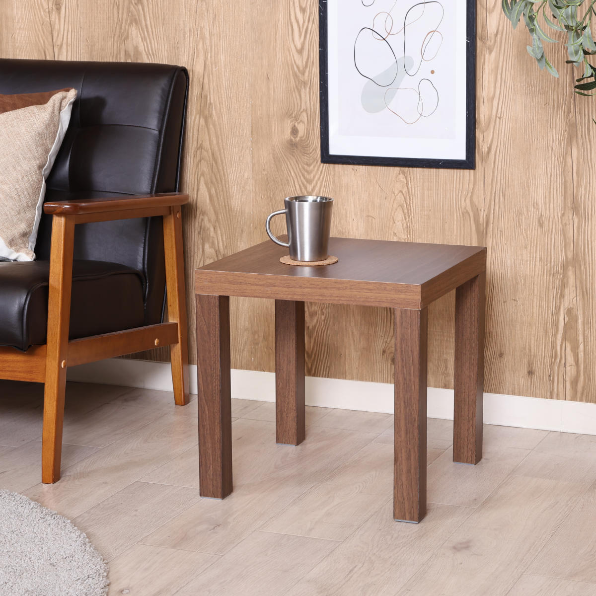 不二貿易（Fuji Boeki） ミニテーブル スクエア 幅40×奥行40×高さ40cm