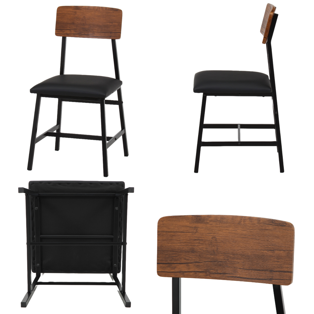 不二貿易（Fuji Boeki） ダイニングテーブルセット 2人掛け 3点セット