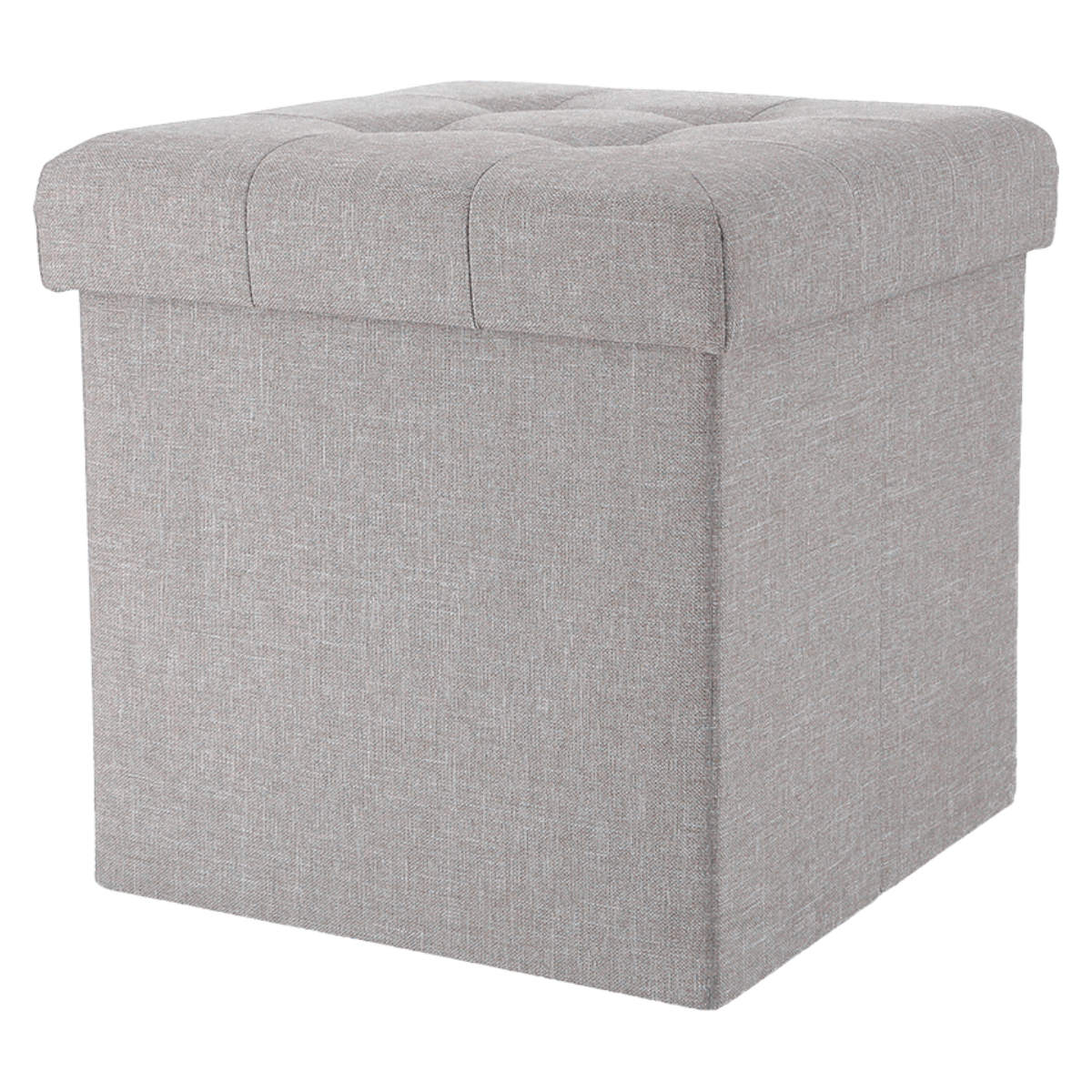 不二貿易（Fuji Boeki） 収納スツール 座面正方形タイプ テーブルにも