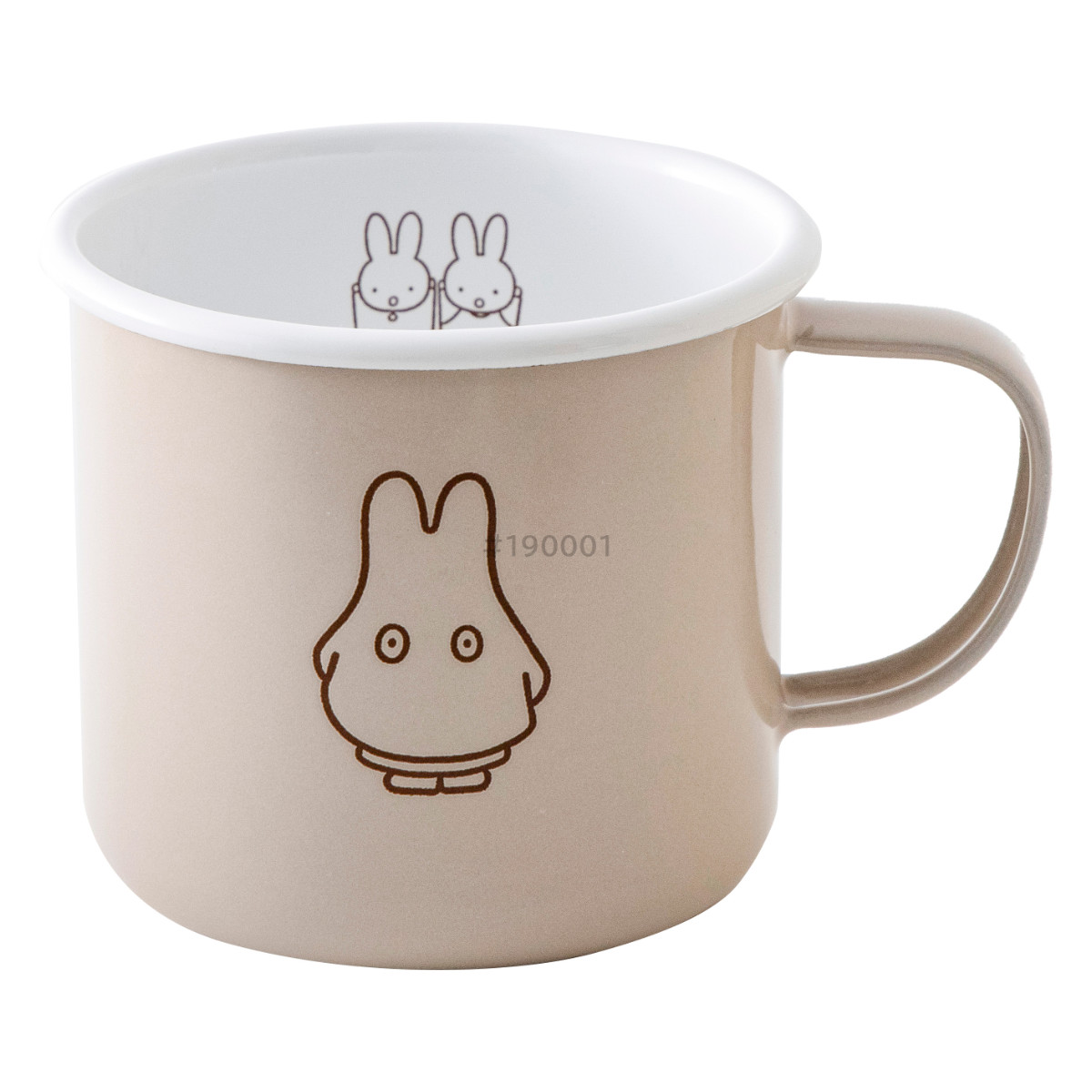 富士ホーロー マグカップ 400ml ミッフィー パステルシリーズ 8cm