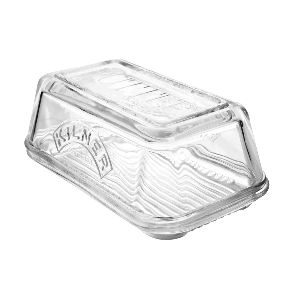 KILNER（キルナー） バターケース ガラス製 Glass Butter Dish And Lid