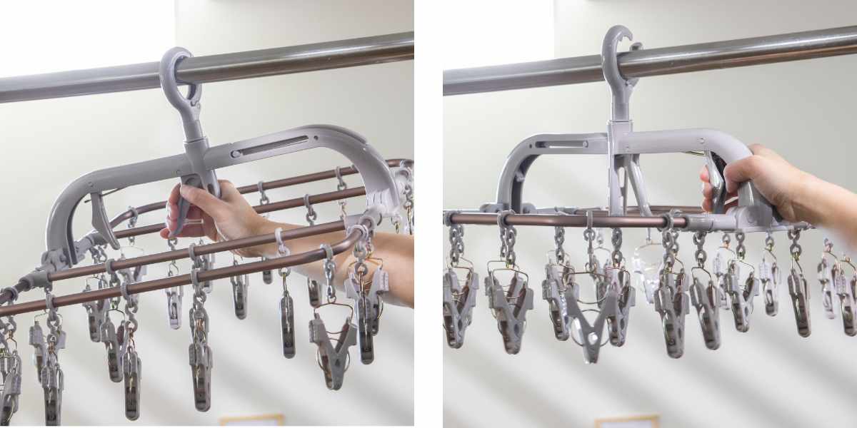 金属製衣類ハンガー49本セット 藤栄 洗濯ハンガー ALUMI HANGER アルミランドリーハンガー 角ハンガー