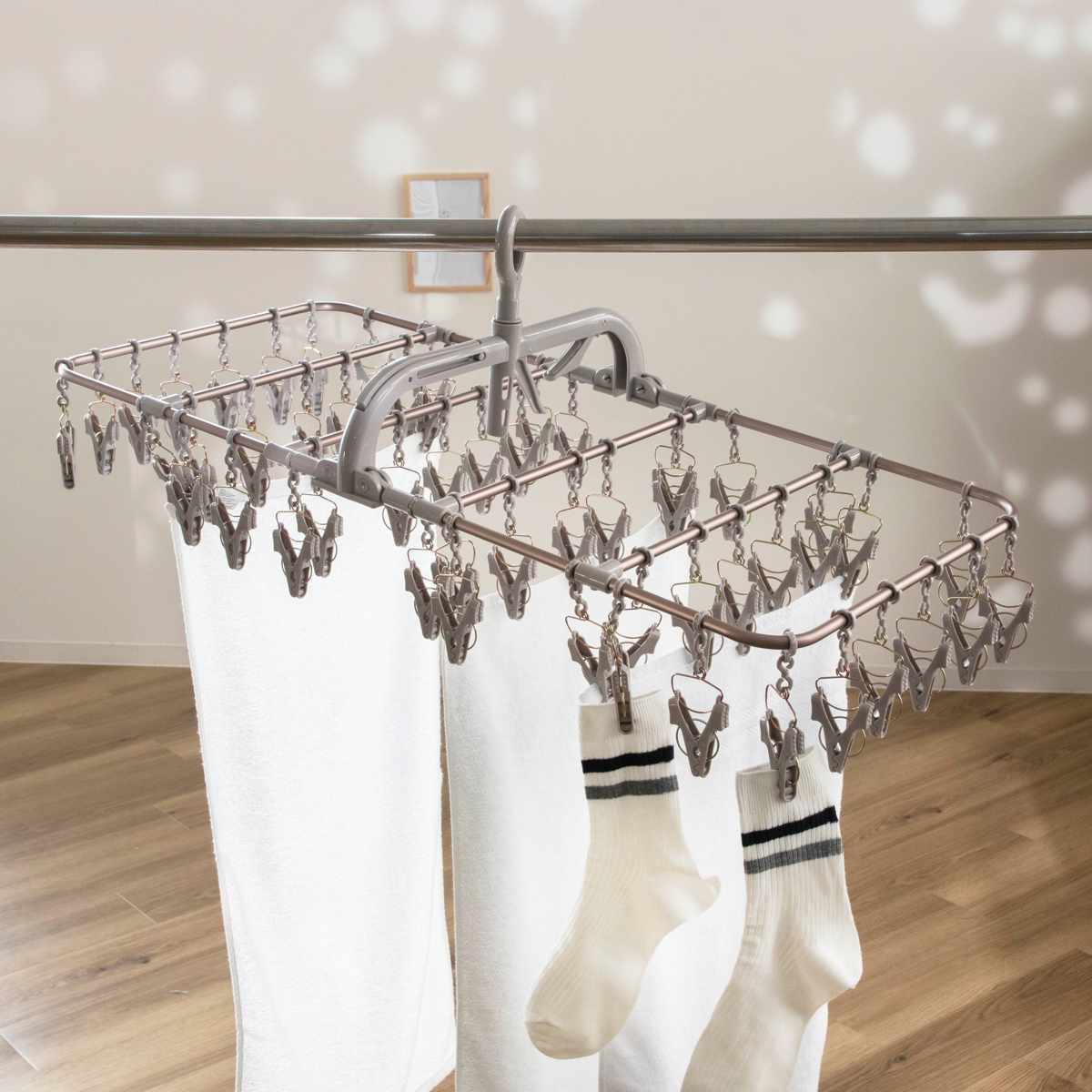 藤栄 洗濯ハンガー ALUMI HANGER アルミランドリーハンガー 角ハンガー