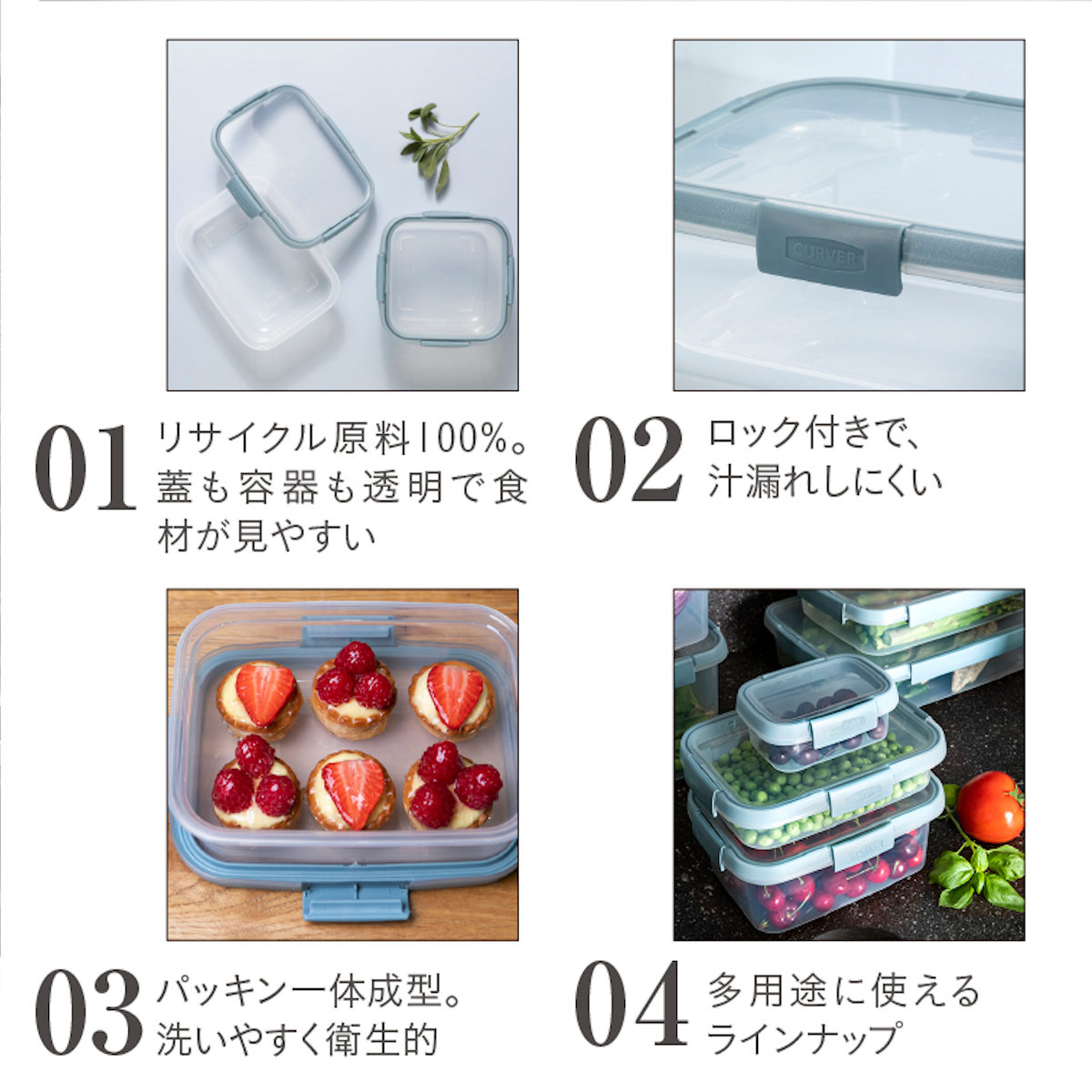 保存容器・ケース fujisakasds 保存容器 Smart Fresh スマートフレッシュ 長方形 深型 5L