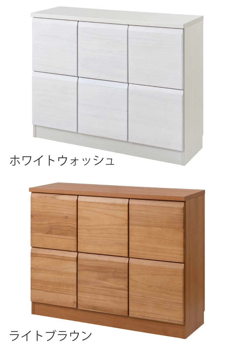 桐 キャビネット 幅107.5cm 扉タイプ 日本製 完成品 （ 棚 ラック 扉