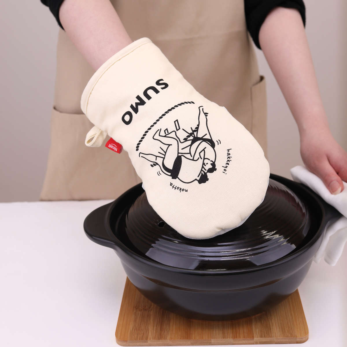【新品未使用】GUCCI GGロゴ鍋つかみ/ミトン ミトン キャンバスミトン 鍋掴み （ キッチンミトン キッチングローブ