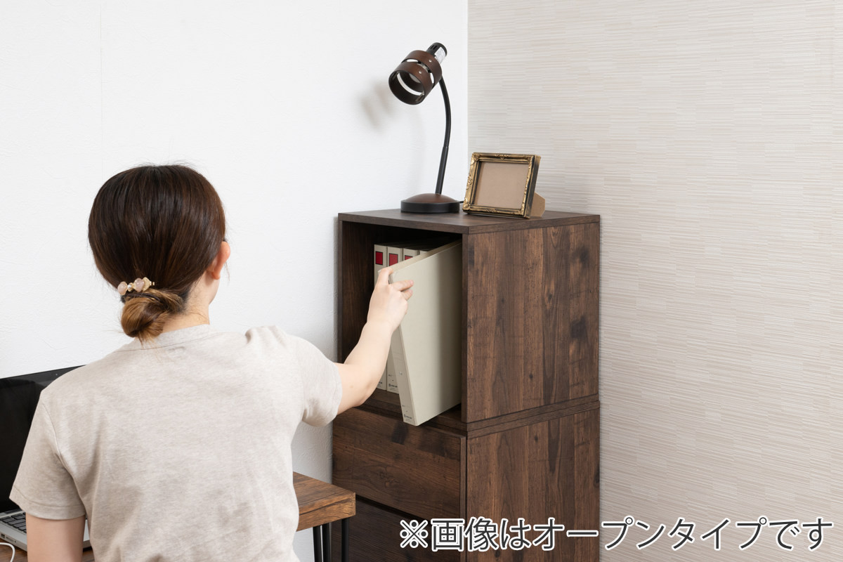 ユニットボックス 扉タイプ 39×39cm 積み重ね （ 収納ボックス