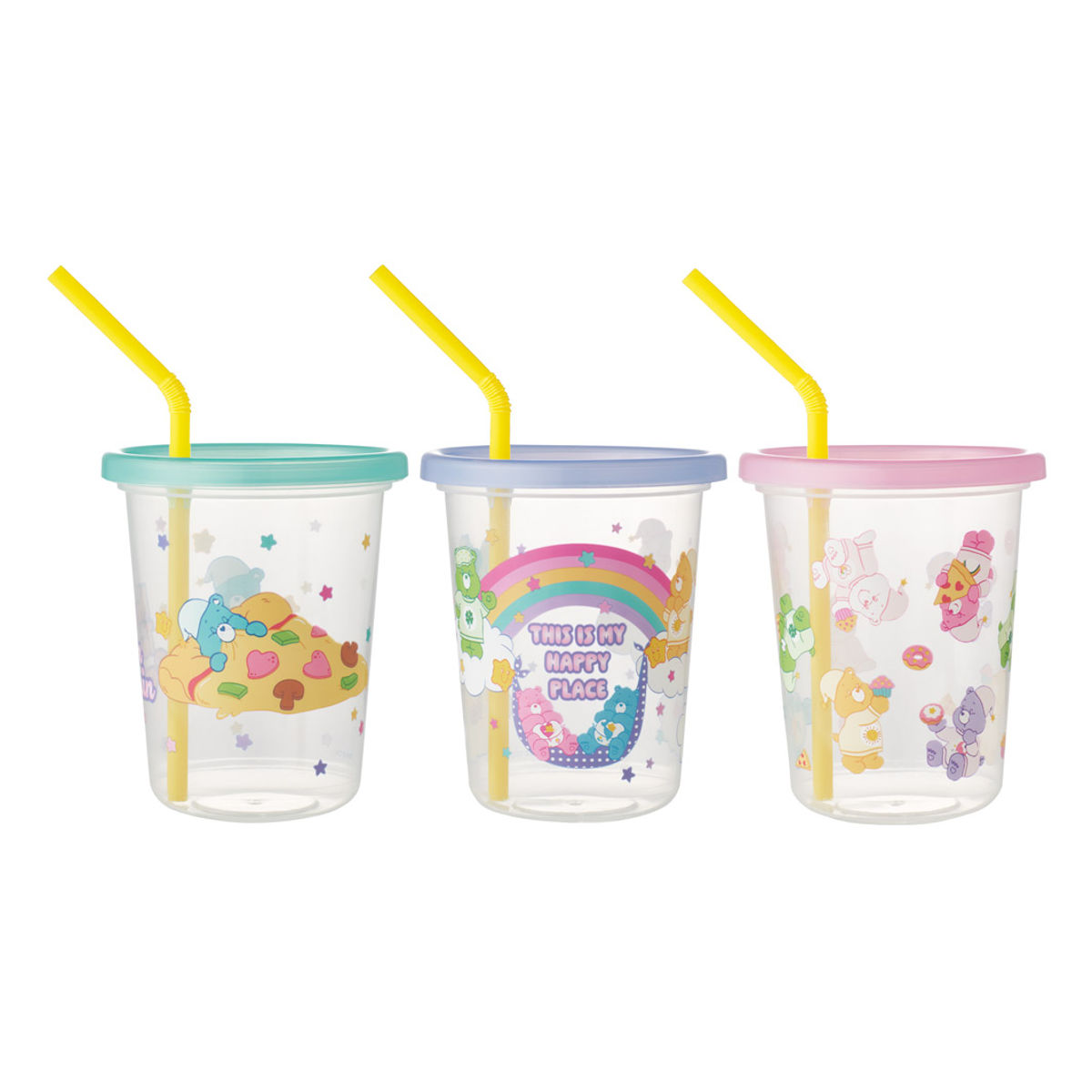 スケーター タンブラー 320ml ストロー付タンブラー Care Bears 3個