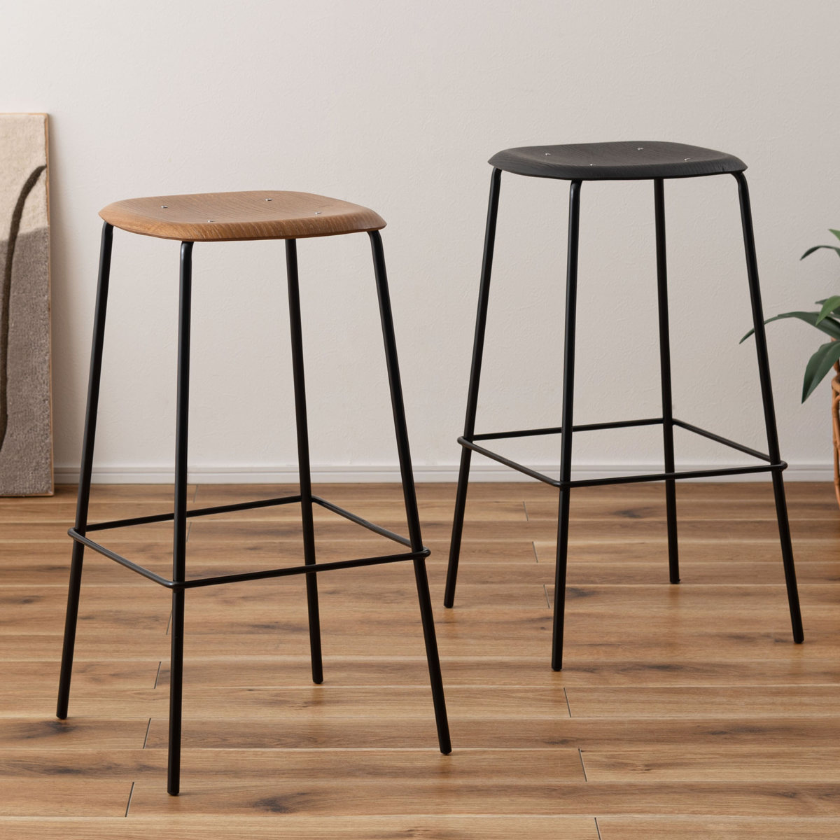 東谷 カウンターチェア 座面高75cm ハイスツール （ 背もたれなし 木製