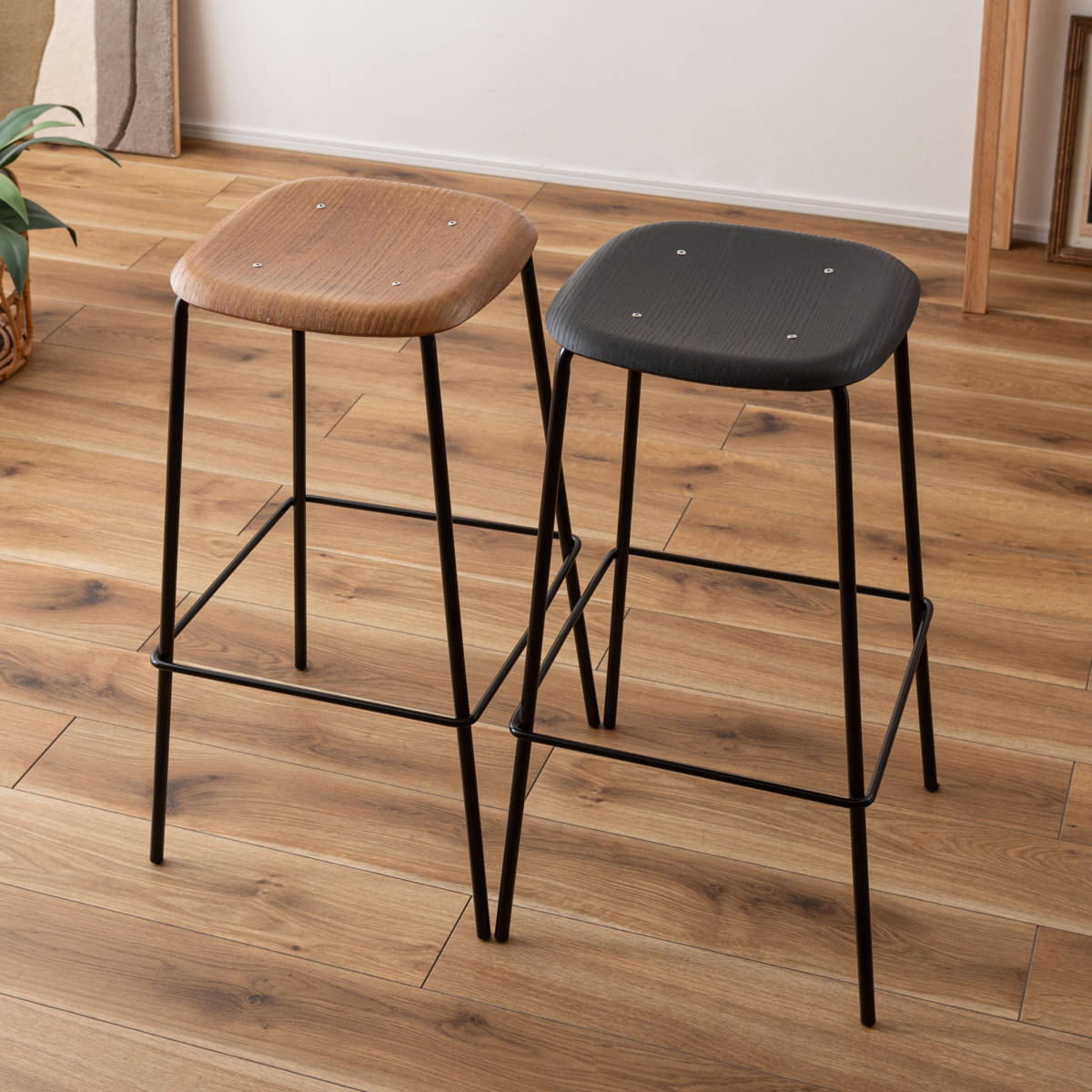 東谷 カウンターチェア 座面高75cm ハイスツール （ 背もたれなし 木製