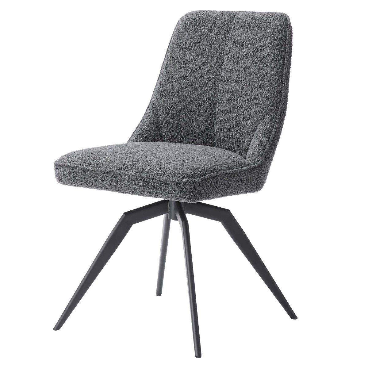 東谷 ダイニングチェア 座面高49cm 回転 ファブリック （ チェア