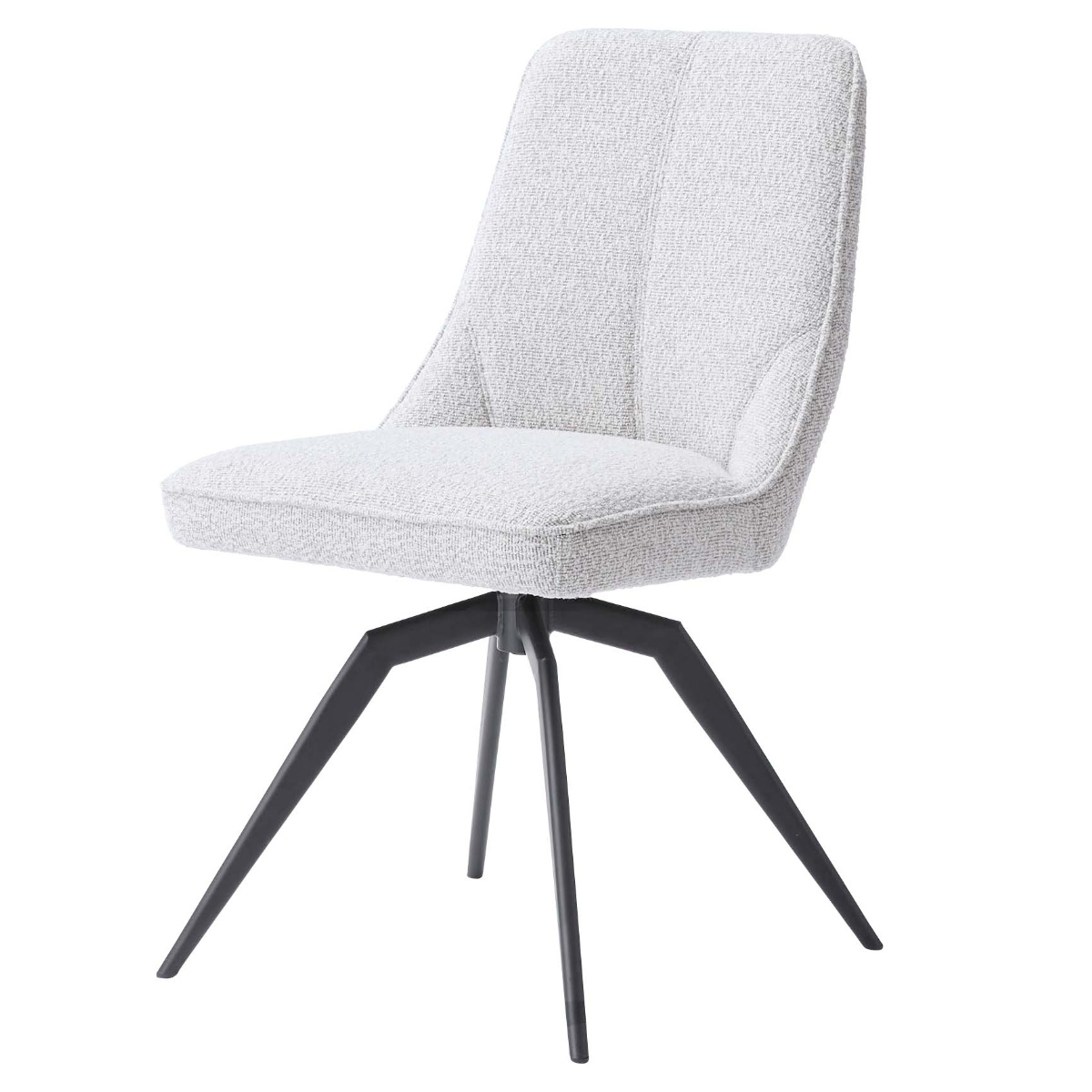 東谷 ダイニングチェア 座面高49cm 回転 ファブリック （ チェア