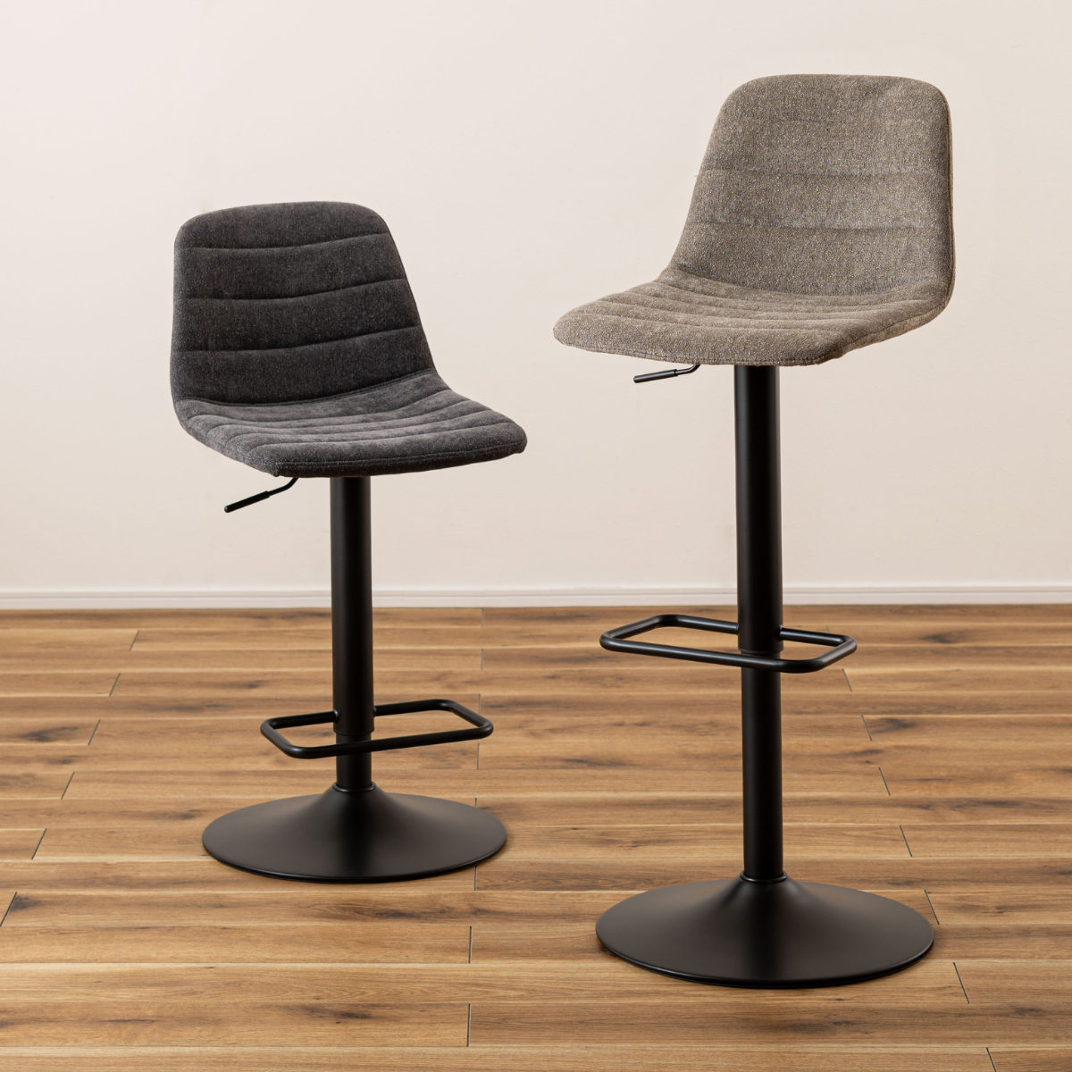 東谷 カウンターチェア 昇降式 座面高60〜82cm （ 回転式 ハイチェア