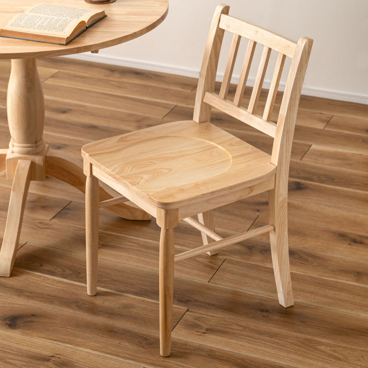 東谷 ダイニングチェア 座面高45cm フレンチカントリー風 （ 天然木