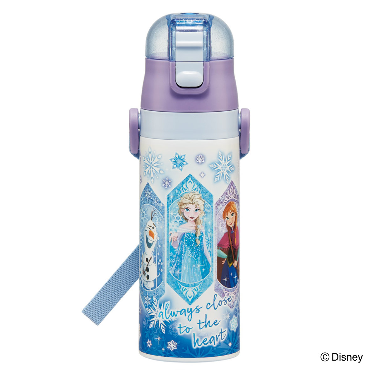 スケーター 水筒 470ml 超軽量ダイレクトボトル アナと雪の女王25