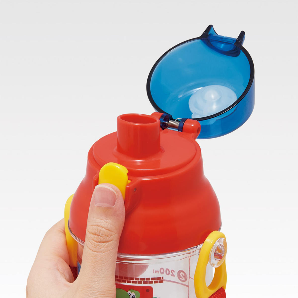 スケーター 水筒 480ml 健康クリアマーカーボトル マリオ 23 （ 食洗機