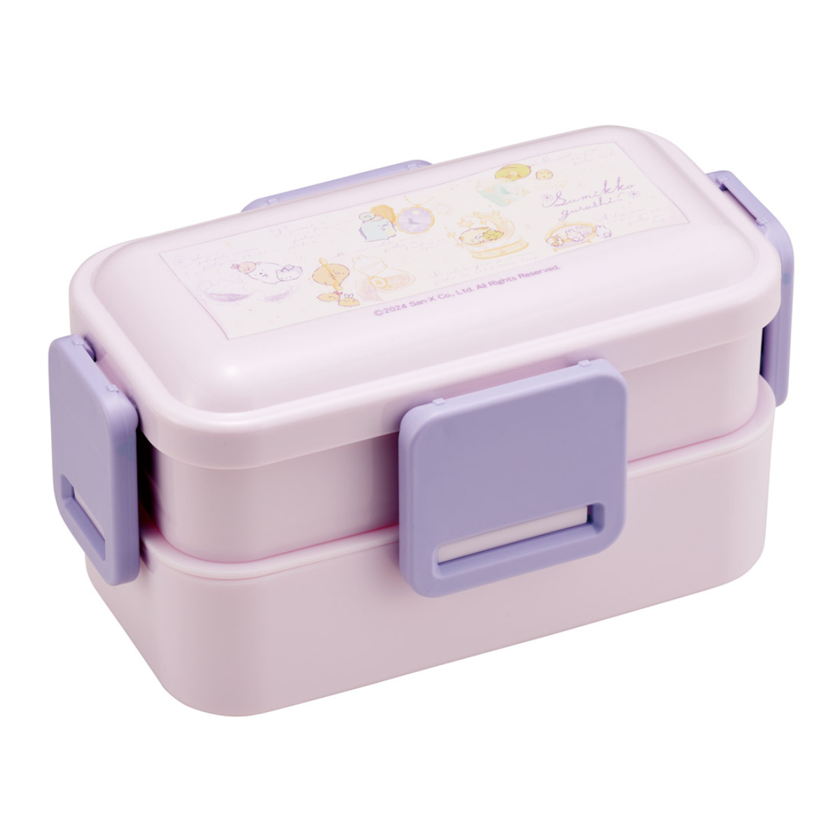 スケーター 弁当箱 2段 600ml 抗菌2段ふわっと弁当箱 すみっコぐらし