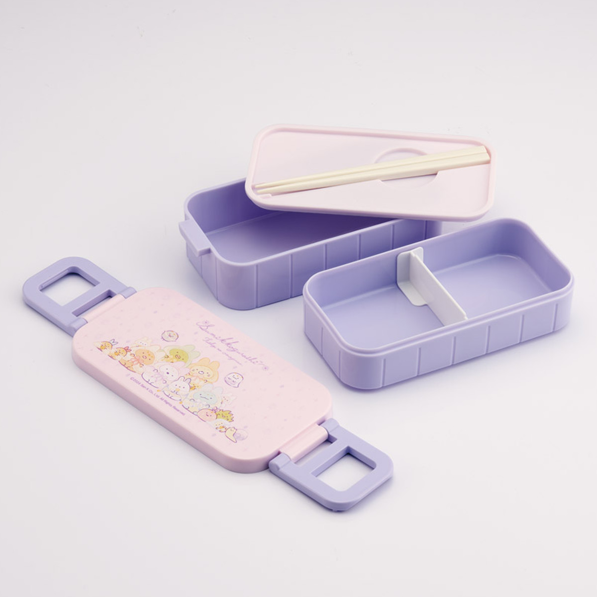 スケーター 弁当箱 2段 600ml 抗菌タイトランチボックス すみっコ