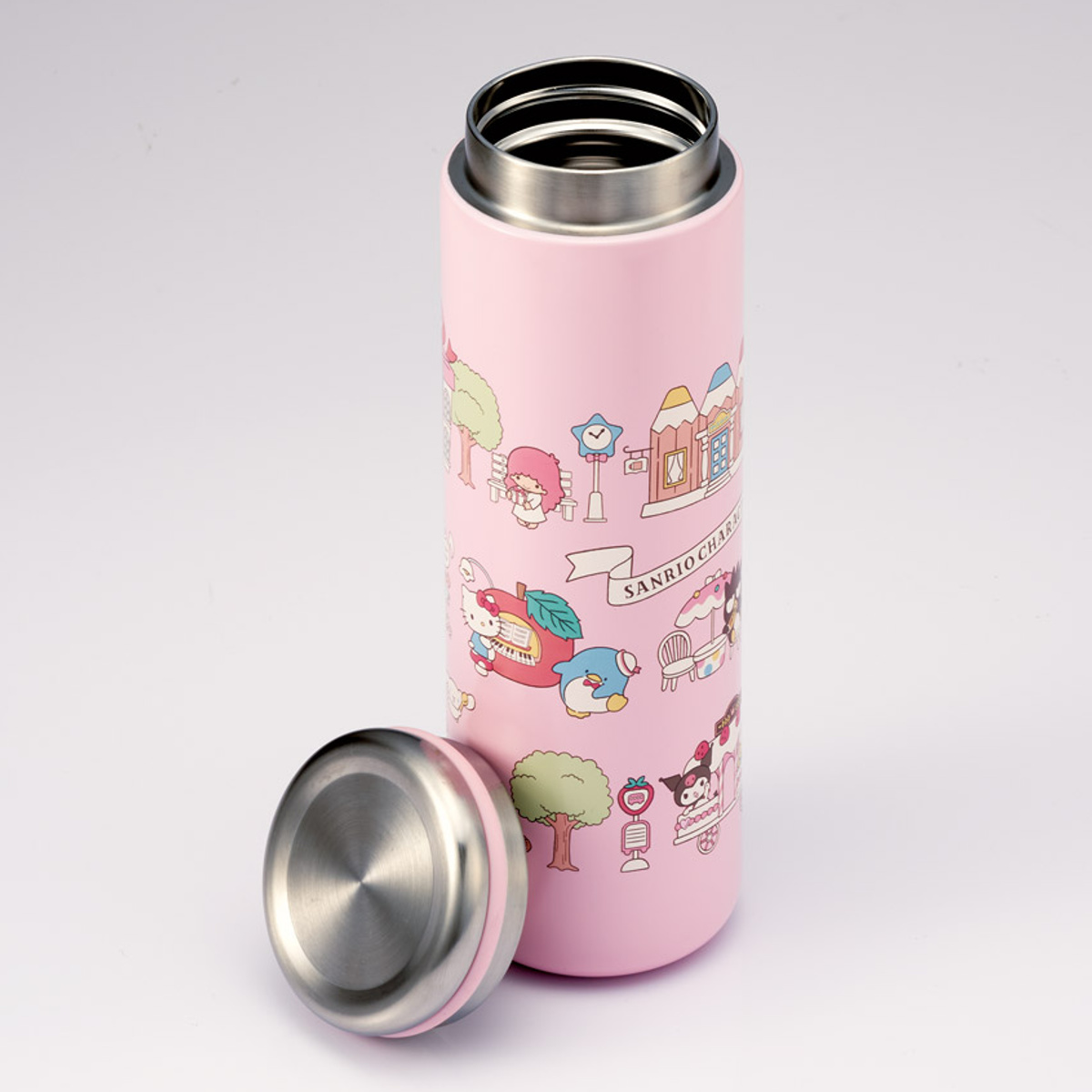 スケーター 水筒 450ml ステンレスマグボトル MX village （ サンリオ