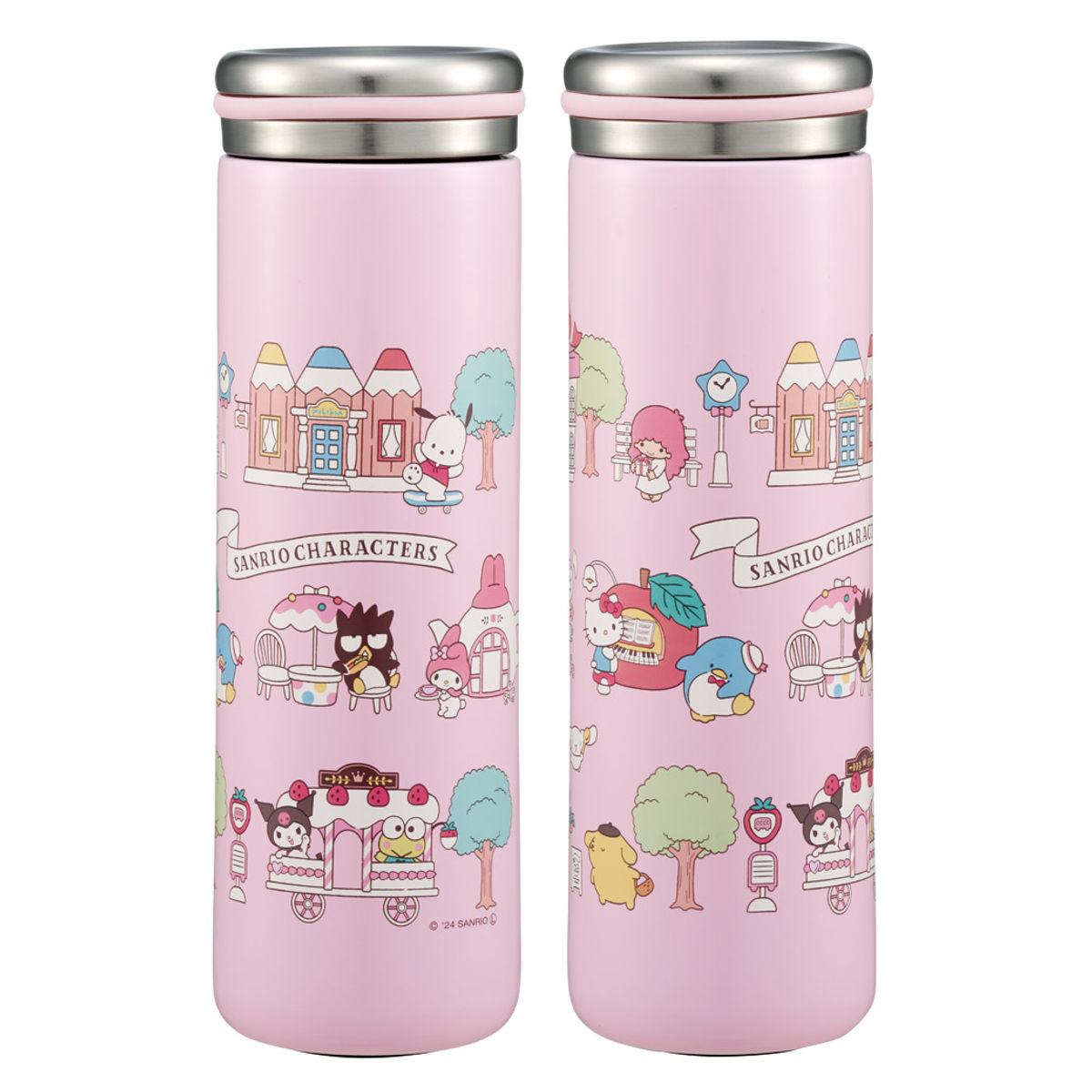 スケーター 水筒 450ml ステンレスマグボトル MX village （ サンリオ