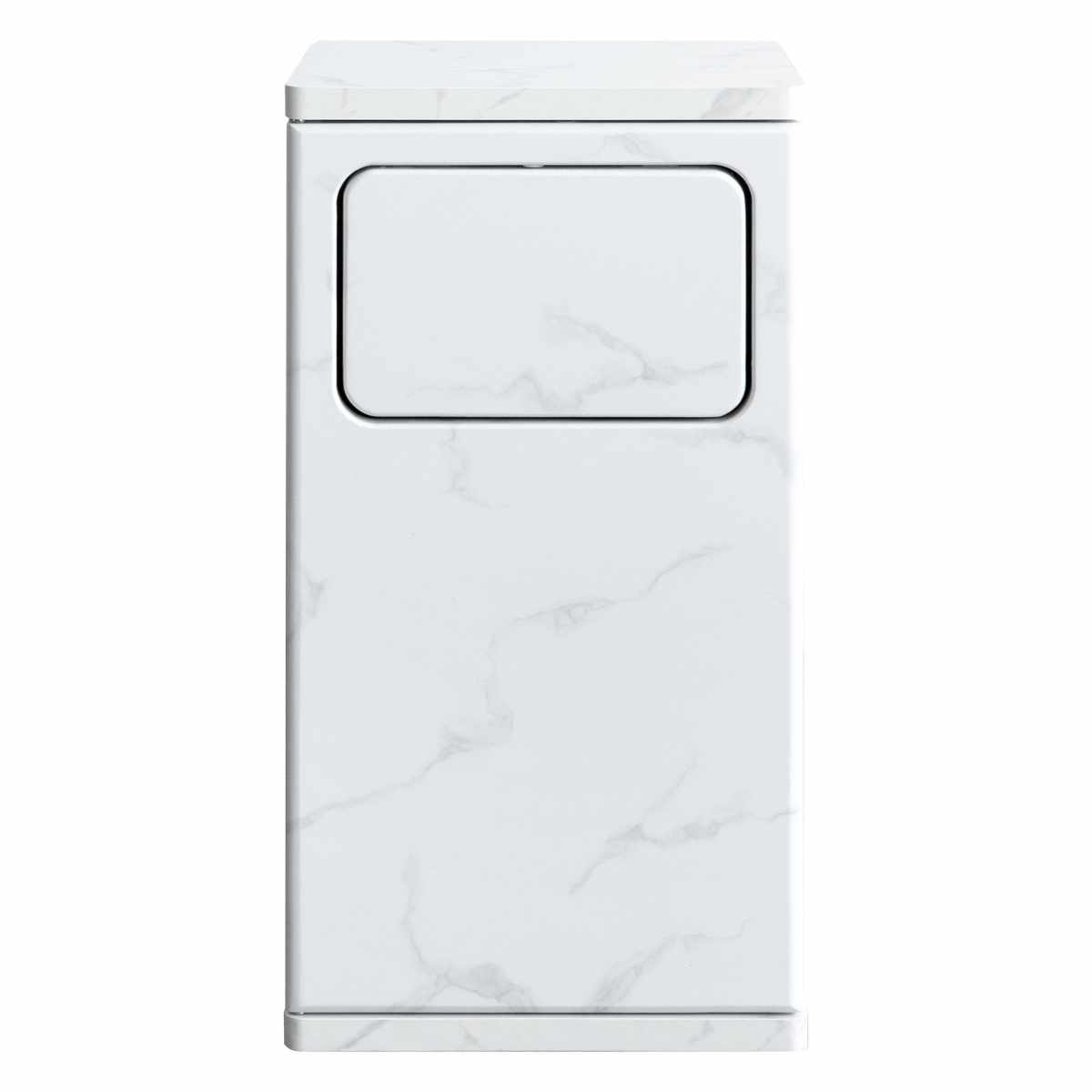 ゴミ箱 20L ウッドプッシュダストボックス Empro （ ごみ箱 エンプロー ダストボックス ごみばこ シンプル プッシュ式 天板 サイドテーブル 分別 ）_5