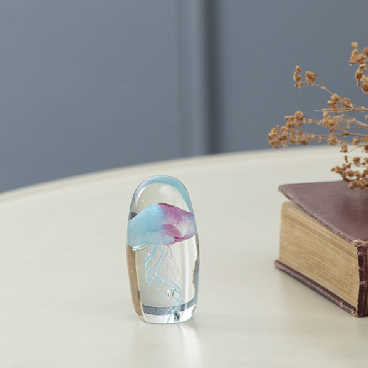 藤栄 ガラスインテリアオブジェ（Glass interior objects） クラゲ S