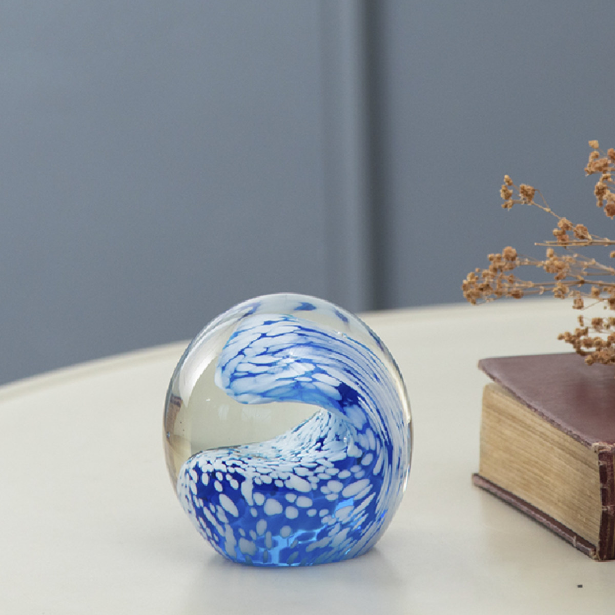 藤栄 ガラスインテリアオブジェ（Glass interior objects） ウェーブ