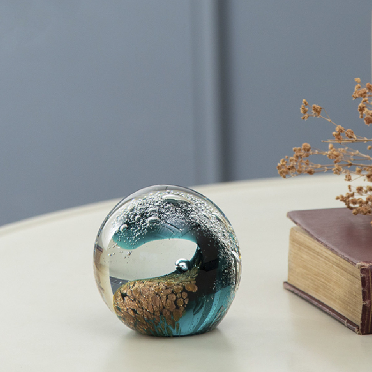 藤栄 ガラスインテリアオブジェ（Glass interior objects） ウェーブ