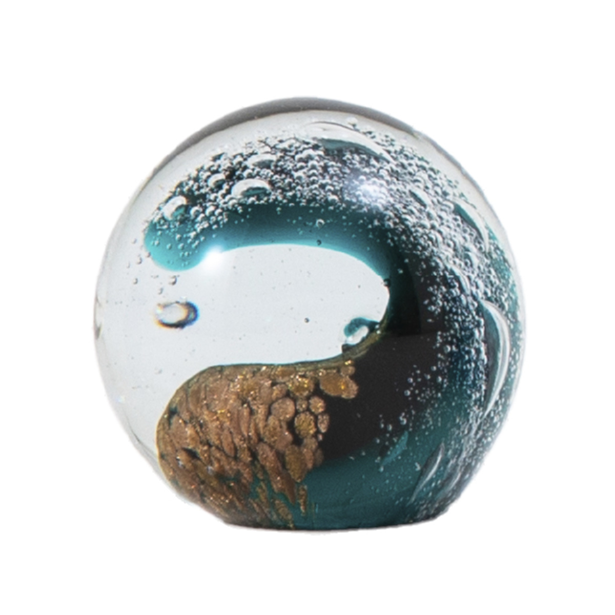 藤栄 ガラスインテリアオブジェ（Glass interior objects） ウェーブ