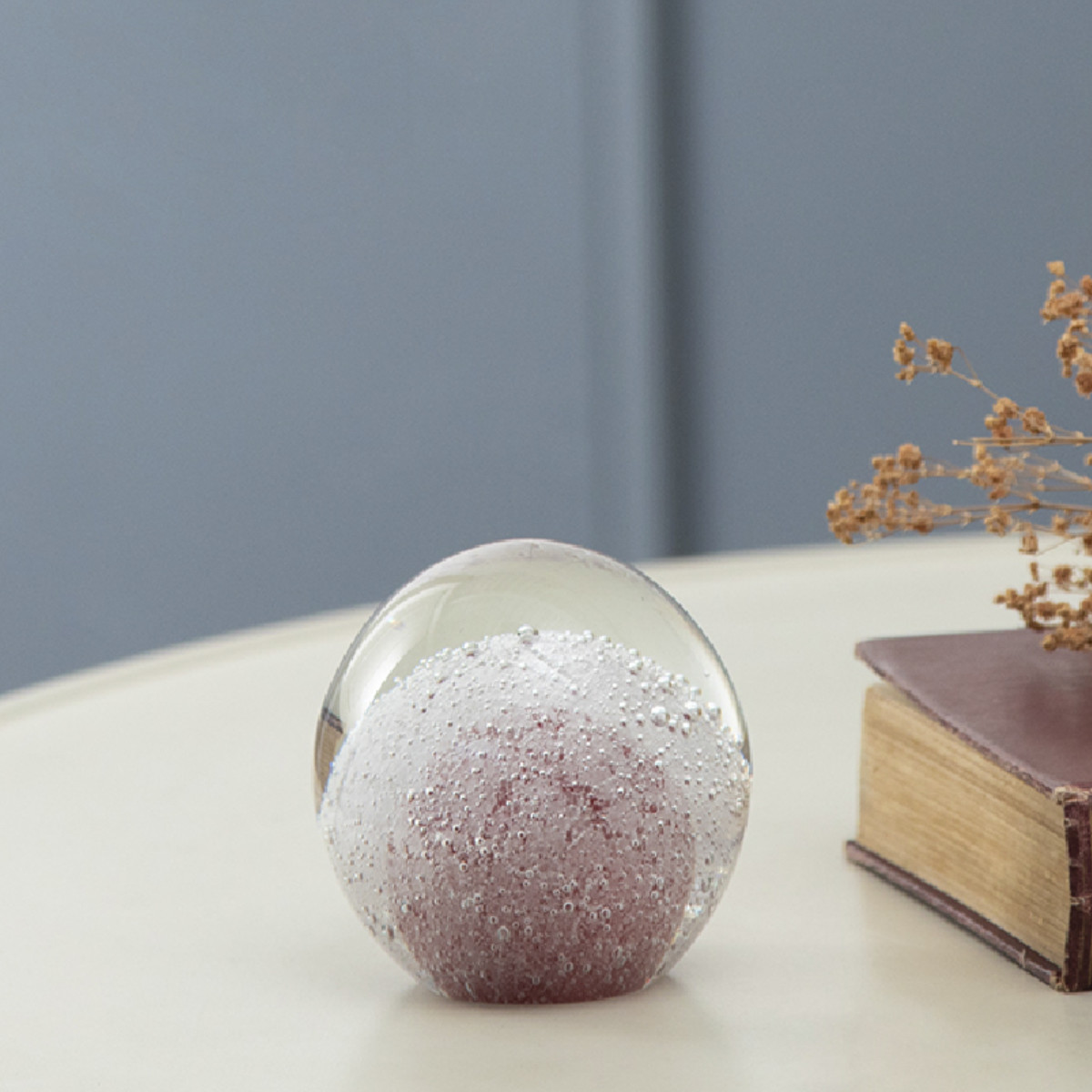 藤栄 ガラスインテリアオブジェ（Glass interior objects） 泡 S