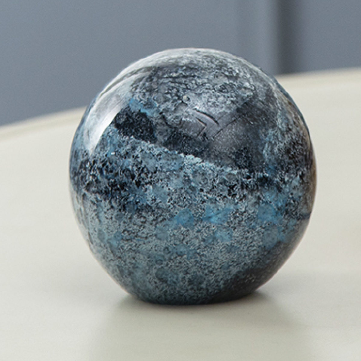 ガラスとブラックメタルの美しいオブジェ 藤栄 ガラスインテリアオブジェ（Glass interior objects） ミックス S