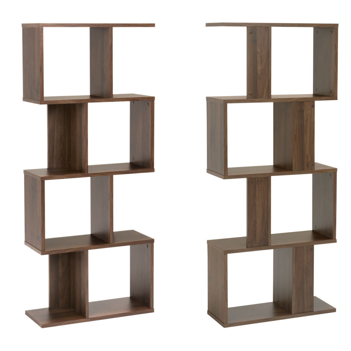 HAGiHARA（萩原） オープンラック 幅62cm 4段 A4対応 魅せる収納