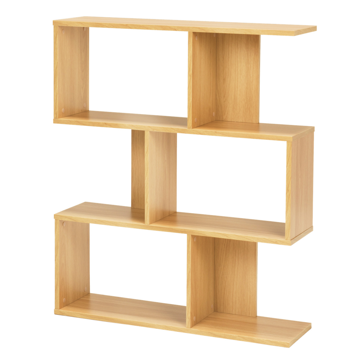 HAGiHARA（萩原） オープンラック 幅90cm 3段 A4対応 魅せる収納