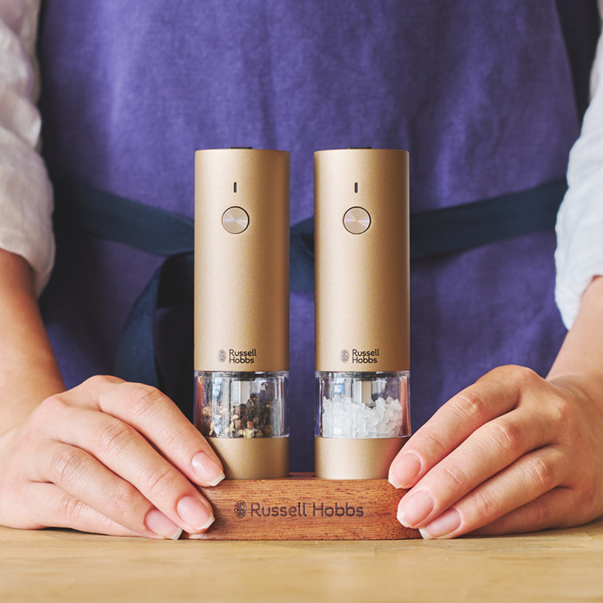 RUSSELL HOBBS（ラッセルホブス） 特典付き 充電式 電動ミル 2本セット