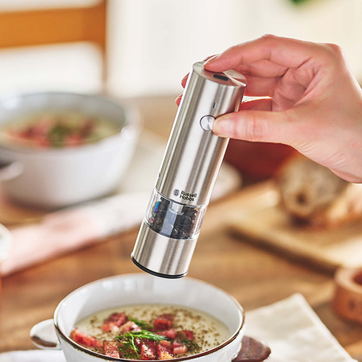 RUSSELL HOBBS（ラッセルホブス） 特典付き 充電式 電動ミル 2本セット