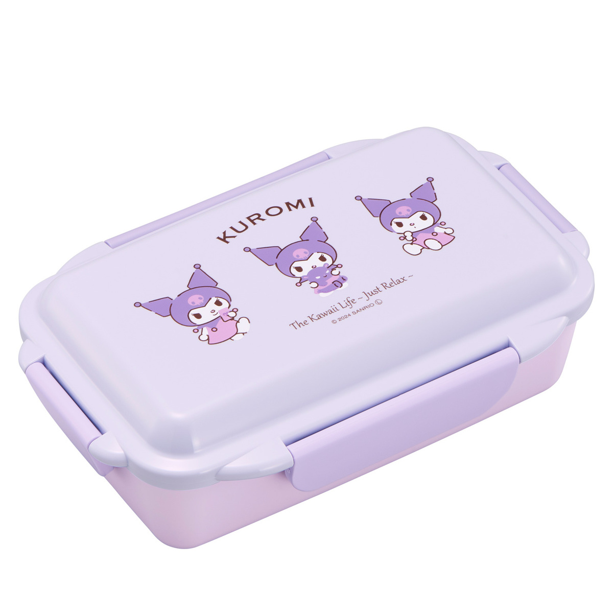 ELLEN ×　slowed +　olgvia　お弁当箱 OSK（オーエスケー） 弁当箱 500ml クロミ ランチボックス 仕切付