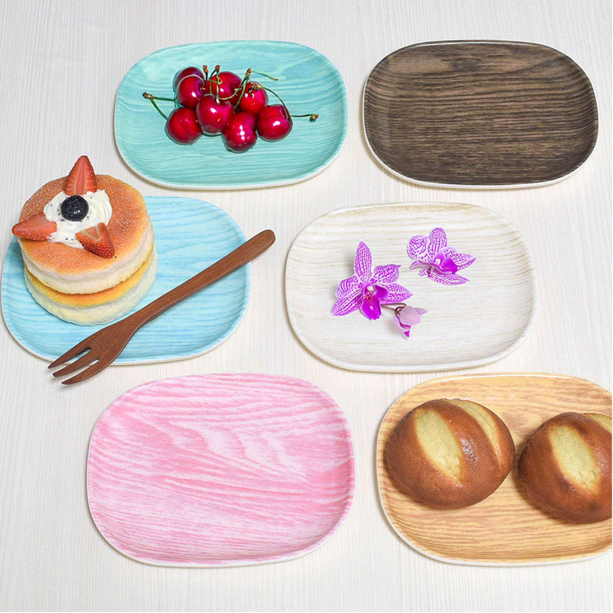 トレー HonuHonu 布張りオーバルトレイ 同色3枚セット （ 日本製