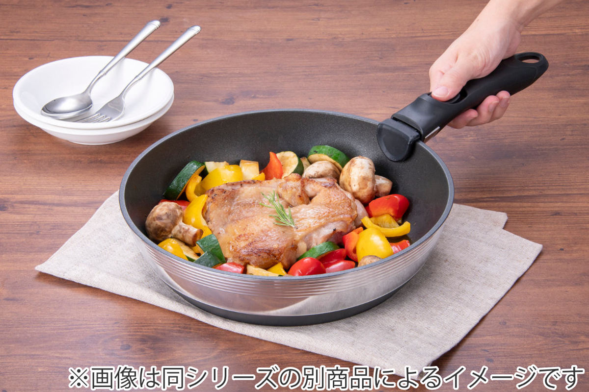 北陸アルミニウム フライパン 20cm IH対応 CAST VARIUS 取っ手が外れる