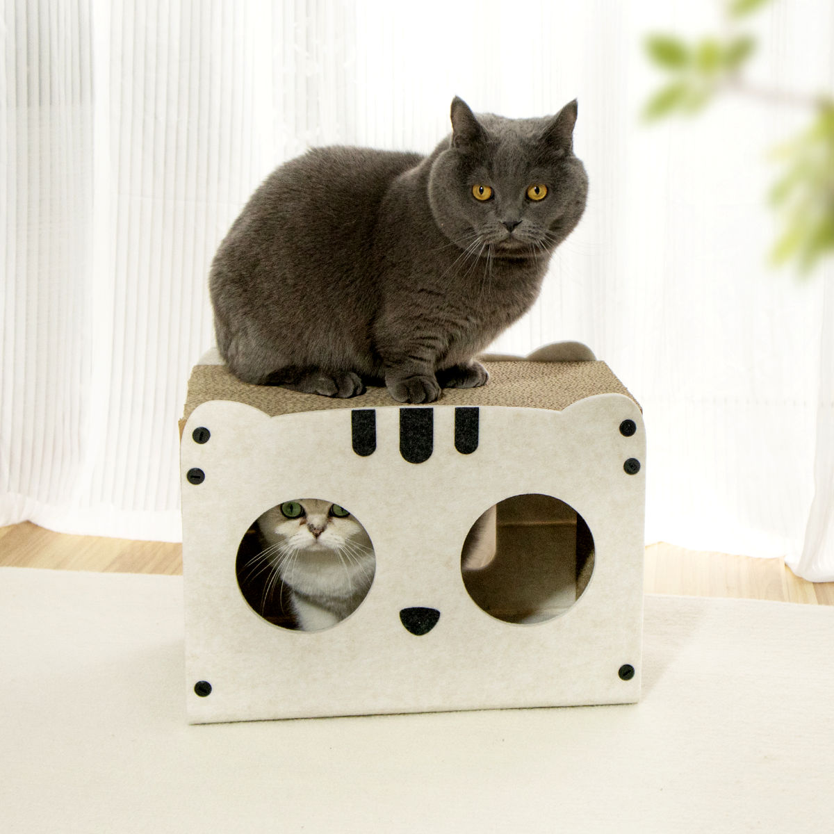 ネコセット　ペットハウス　トイレ　爪研ぎ　等 ペットハウス 猫 にゃんずハウス （ 爪研ぎ つめとぎ 猫用 爪とぎ